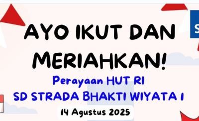 Meriah! Lomba 17 Agustus di SD Strada Bhakti Wiyata 1 Penuh Tawa dan Aksi Kocak.