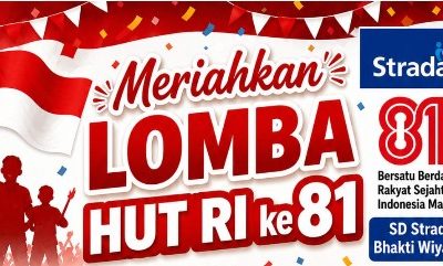 Semarak HUT Kemerdekaan RI ke-81 di SD Strada Bhakti Wiyata I: Seru, Kompak, dan Penuh Keceriaan!