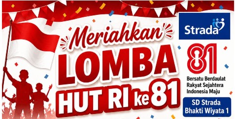 Semarak HUT Kemerdekaan RI ke-81 di SD Strada Bhakti Wiyata I: Seru, Kompak, dan Penuh Keceriaan!