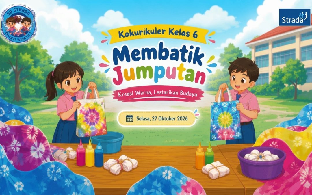 Kreativitas Tanpa Batas: Siswa Kelas 6 SD Strada Bhakti Wiyata I Membatik Jumputan
